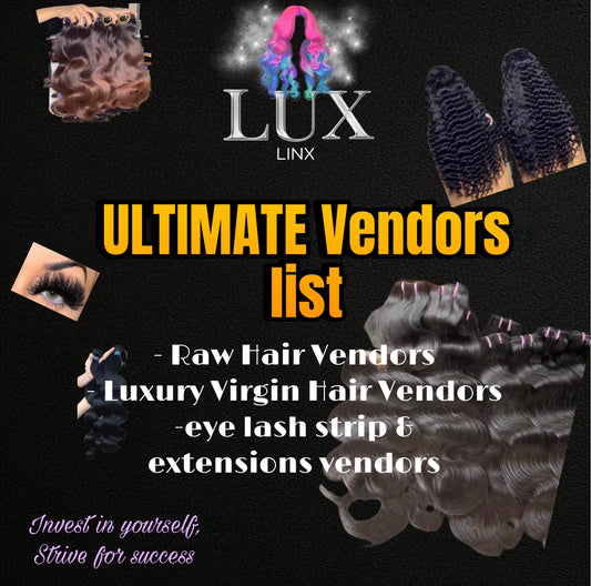 Ultimate Vendors List